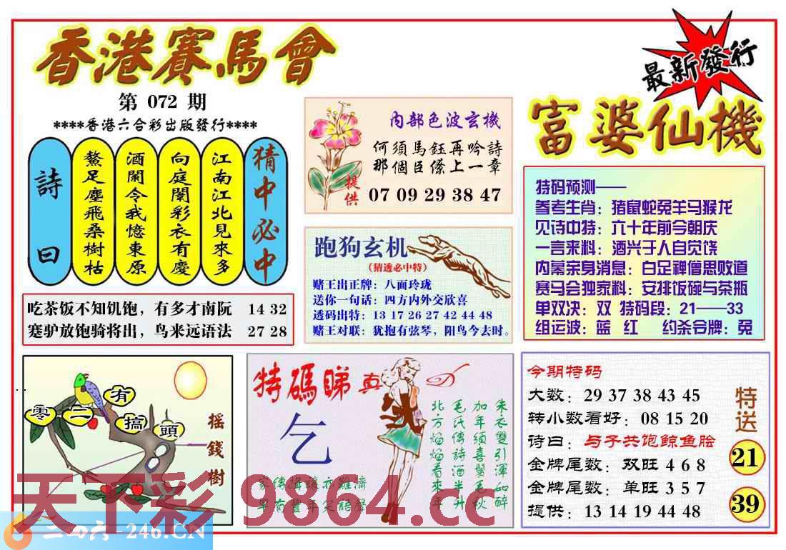 ：富婆六合仙机